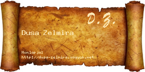 Dusa Zelmira névjegykártya